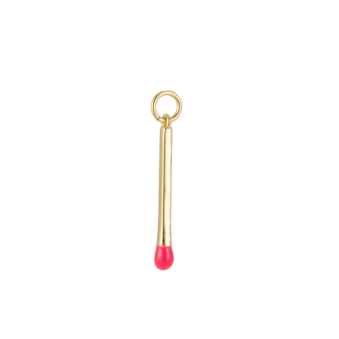 Pink Matchstick Charm